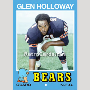 1971T Glen Holloway Chicago Bears