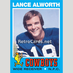 1971T Lance Alworth Dallas Cowboys