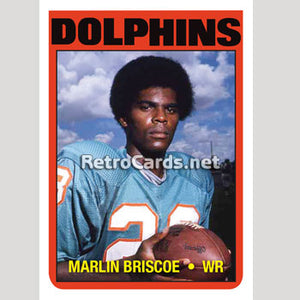 1972T Marlin Briscoe Miami Dolphins