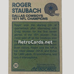 1972T Dallas Cowboys Champs RetroCards Set