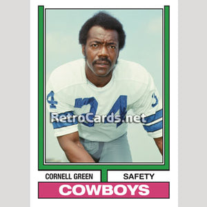 1974T Cornell Green Dallas Cowboys