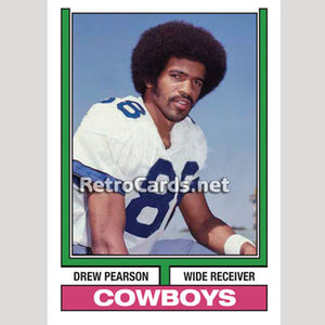 1974T Drew Pearson Dallas Cowboys