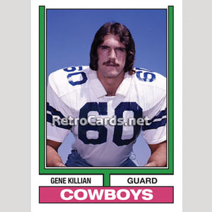 1974T Gene Killian Dallas Cowboys