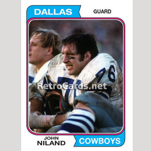 1974TMLB John Niland Dallas Cowboys