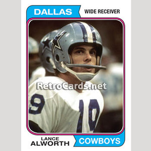 1974TMLB Lance Alworth Dallas Cowboys