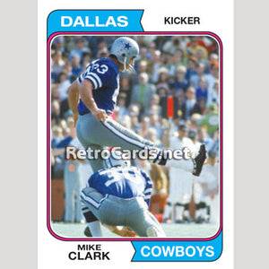 1974TMLB Mike Clark Dallas Cowboys