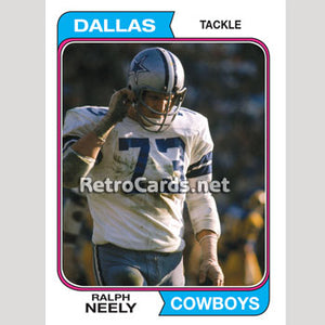 1974TMLB Ralph Neely Dallas Cowboys