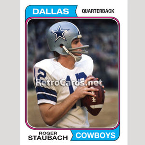1974TMLB Roger Staubach Dallas Cowboys