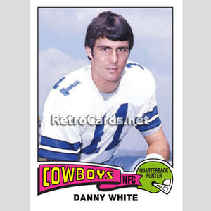 1975T Danny White Dallas Cowboys