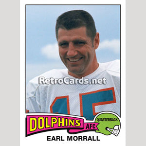 1975T Earl Morrall Miami Dolphins