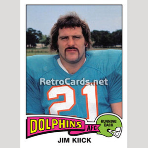 1975T Jim Kiick Miami Dolphins