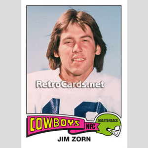 1975T Jim Zorn Dallas Cowboys