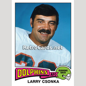 1975T Larry Csonka Miami Dolphins