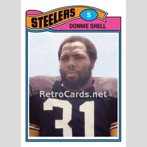 1977T Donnie Shell Pittsburgh Steelers