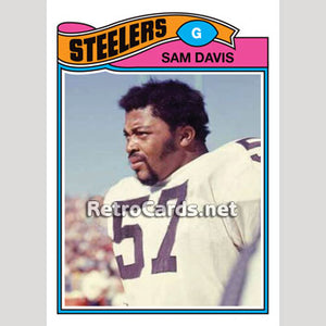 1977T Sam Davis Pittsburgh Steelers