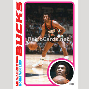 1978-79T Norm Van Lier Milwaukee Bucks