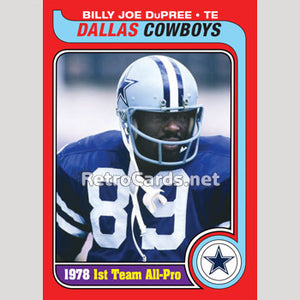 1979T-NHL Billy Joe DuPree Dallas Cowboys