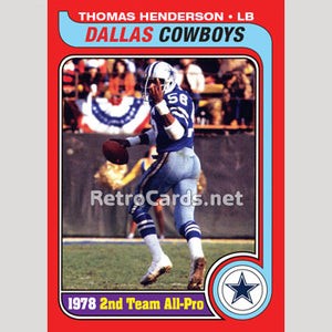 1979T-NHL Thomas Henderson Dallas Cowboys