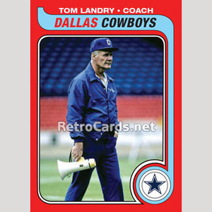 1979T-NHL Tom Landry Dallas Cowboys
