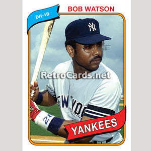 1980T Bob Watson New York Yankees