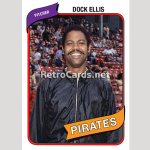 1980T Doc Ellis Pittsburgh Pirates