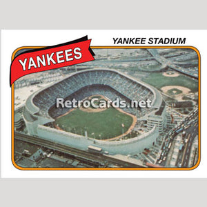 1980T Yankee Stadium New York Yankees