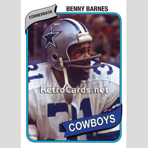 1980T MLB Benny Barnes Dallas Cowboys