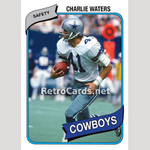 1980T MLB Charlie Waters Dallas Cowboys