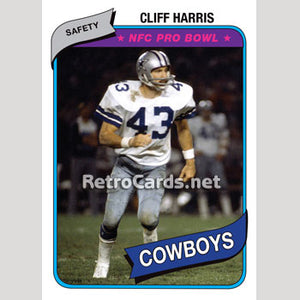1980T MLB Cliff Harris Dallas Cowboys