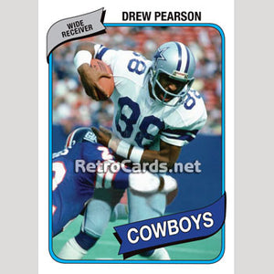 1980T MLB Drew Pearson Dallas Cowboys