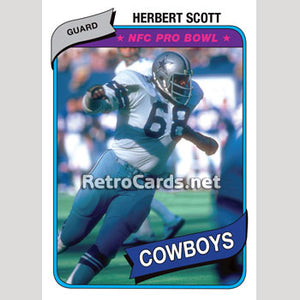1980T MLB Herbert Scott Dallas Cowboys