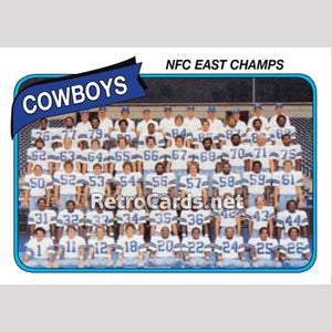 1980T MLB Team Dallas Cowboys
