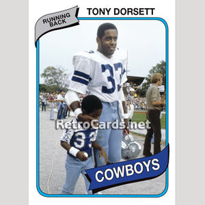1980T MLB Tony Dorsett Dallas Cowboys