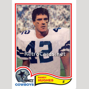 1982T Randy Hughes Dallas Cowboys