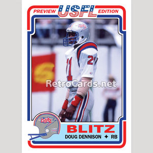 1983T Doug Dennison Chicago Blitz