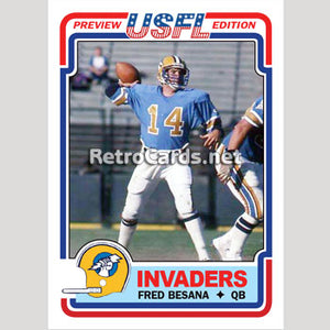 1983T Fred Besana Oakland Invaders