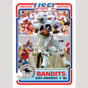 1983T Tampa Bay Bandits RetroCards Set