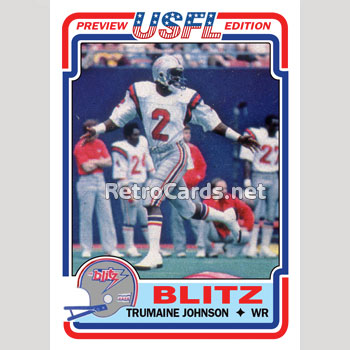 1983T Chicago Blitz RetroCards Set