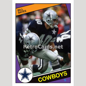 1984T Bill Bates Dallas Cowboys