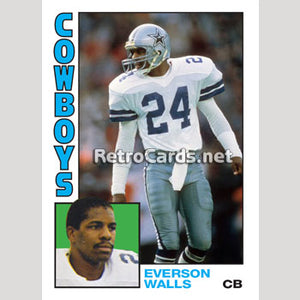 1984T MLB Everson Walls Dallas Cowboys
