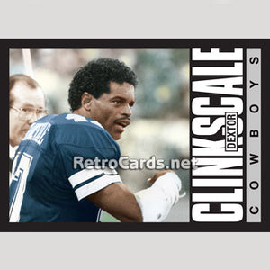 1985T Dextor Clinkscale Dallas Cowboys