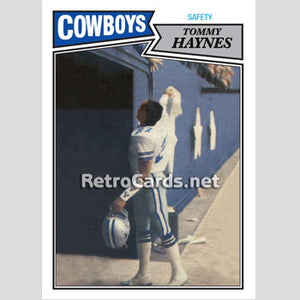 1987T Tommy Haynes Dallas Cowboys