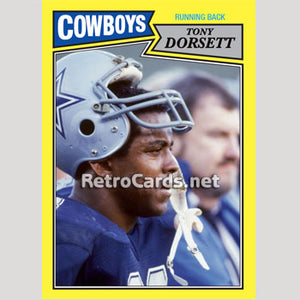 1987T Tony Dorsett Dallas Cowboys
