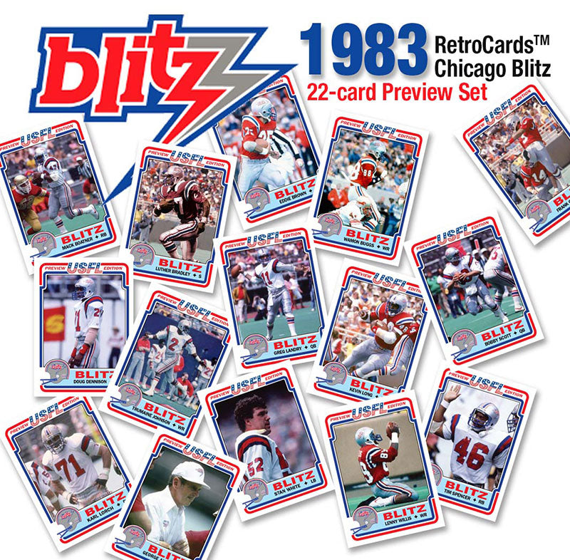 1983 Chicago Blitz: RetroCards Goes USFL