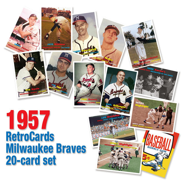 RetroCards features the 1957 Milwaukee Braves