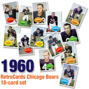 More Monsters From RetroCards: 1960 Chicago Bears