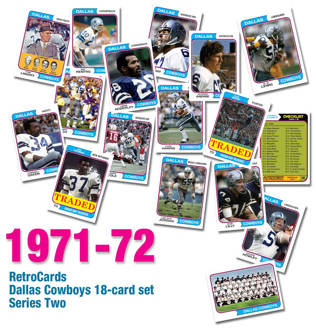 1971-72 Cowboys in a Baseball Design