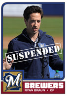 No Police Card Set for 2013 Milwaukee Brewers