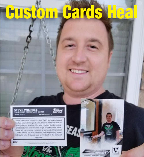 Kidney Donor Match Told With Custom Card
