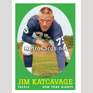 1958T Jim Katcavage New York Giants